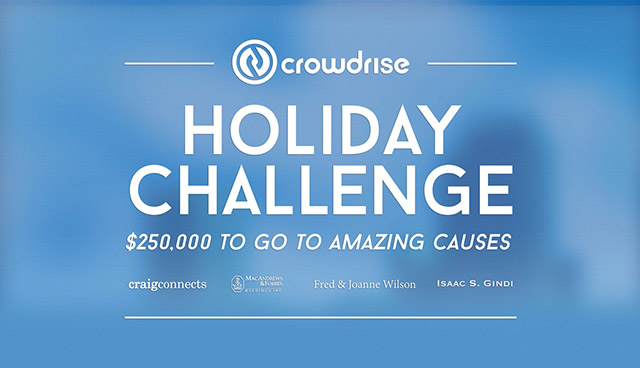 Crowdrise Giving Toer Holiday Challenge